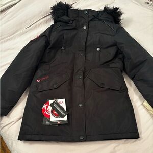 Canada Gear Black Quilted Jacket